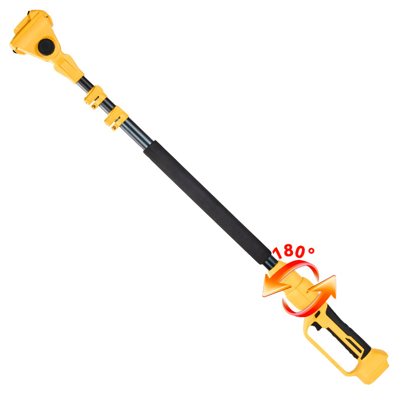Commercial-Grade Cordless Pole Pruner  & 1.15-2.1m Extendable Pole |Arborist & Orchard Tool Kit