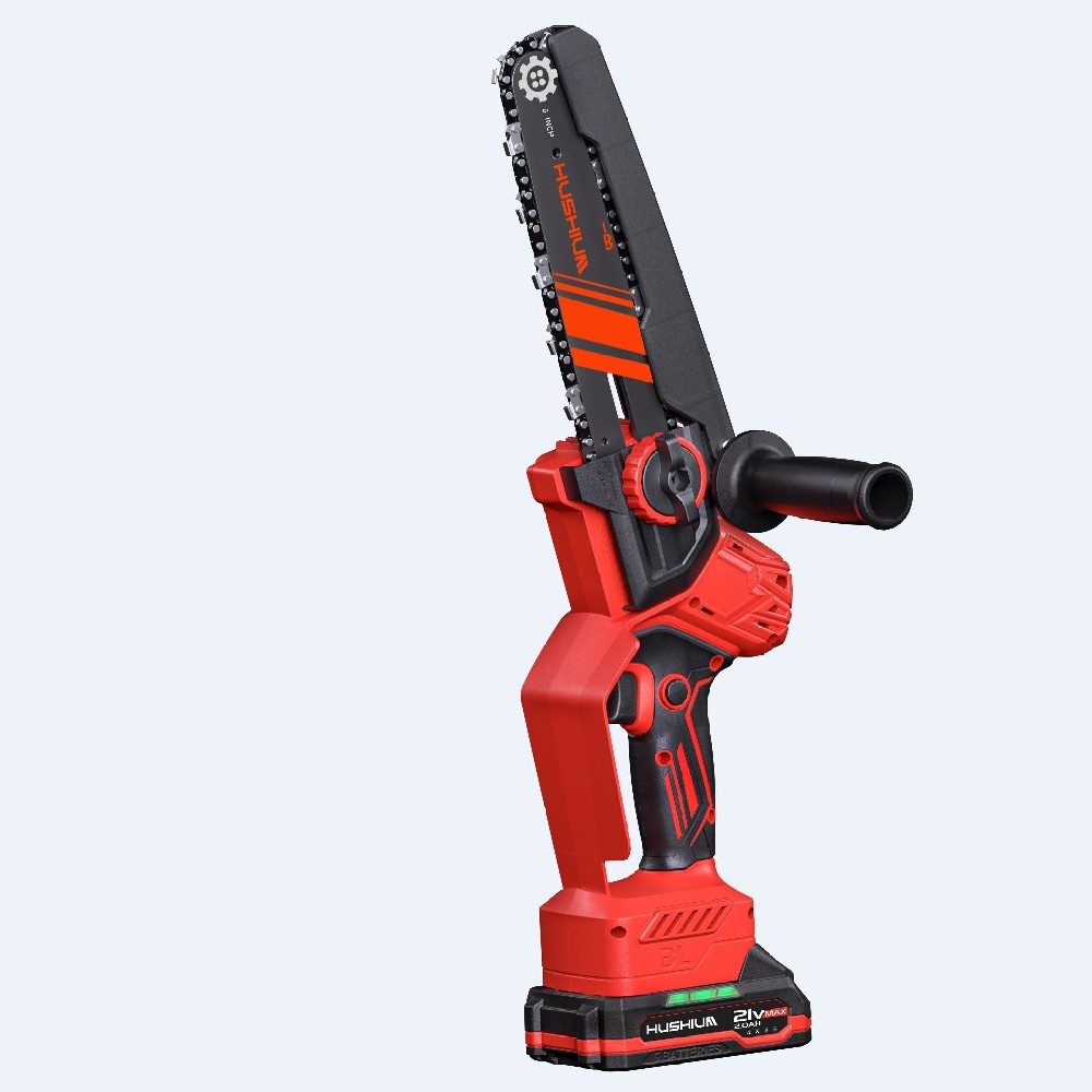 8 Inch Cordless Chainsaw - 20V Lithium Battery & Auto-Oiling | Lightweight for Tree Branches, Firewood, DIY Projects